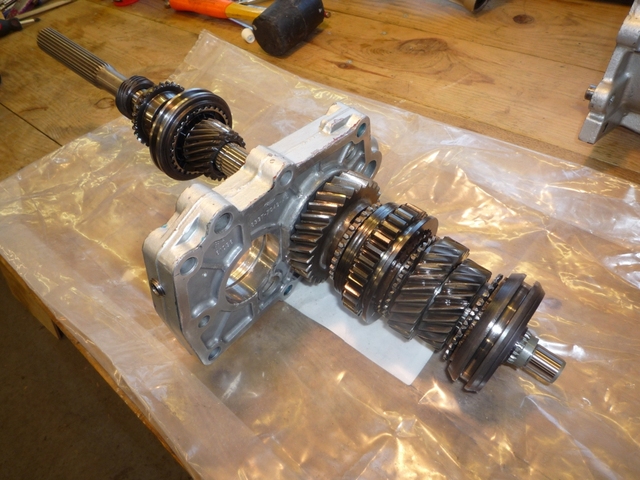 Mainshaft reassembled